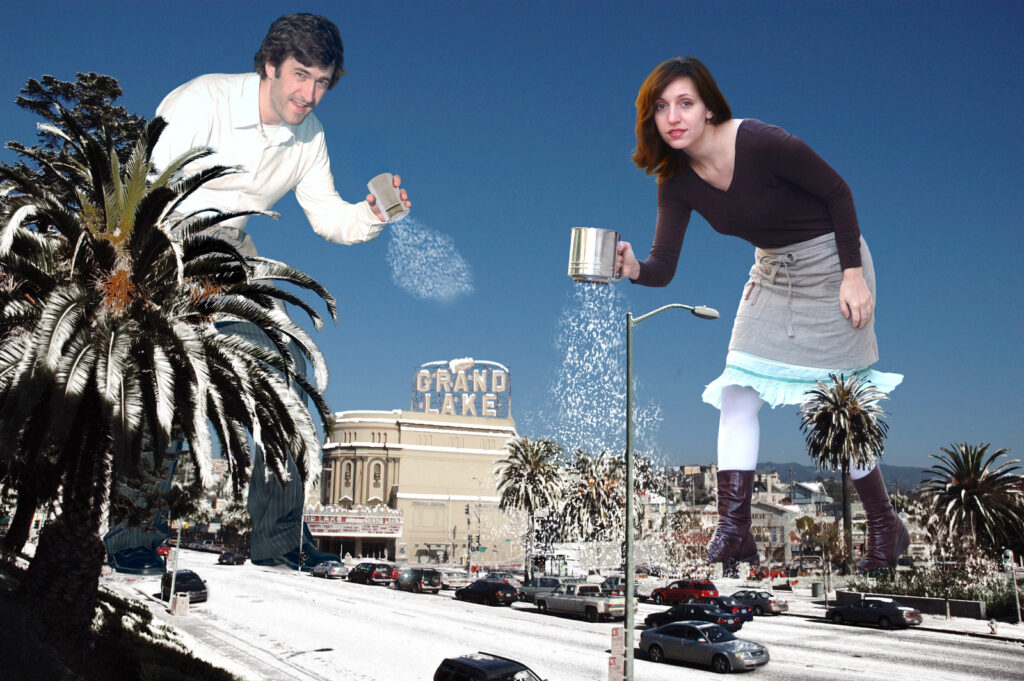 Snow in Oakland